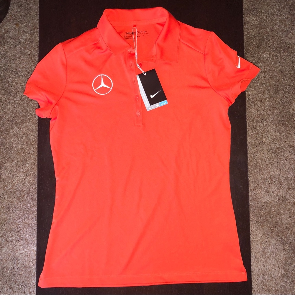 Nike Victory Golf Polo w/ Mercedes Logo (GREEN)
